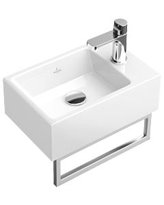 Villeroy & Boch Memento towel rail 874934D7 high-gloss polished stainless steel, for hand basin
