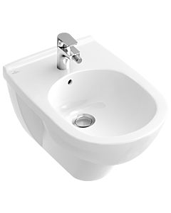 Villeroy & Boch O.Novo Wandbidet 54600001 36x56cm, weiss, mit Hahnloch und Überlauf