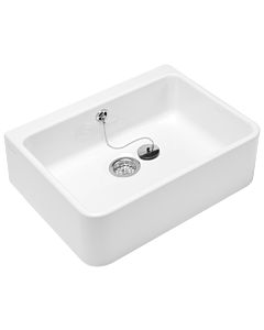 Villeroy & Boch Spülbecken O.Novo 63220001 59,5 x 20 x 50 cm, mit Überlauf, weiss alpin