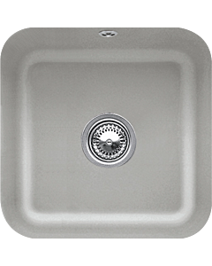 Villeroy und Boch Unterbauspüle 670302KD mit Ablaufgarnitur, Exzenterbetätigung, Befestigungssatz, Fossil