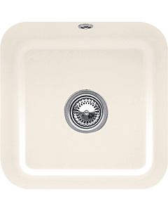 Villeroy und Boch évier sous plan 670302KR avec garniture de vidage , actionnement excentrique, kit de fixation, crema