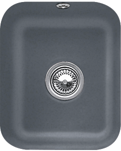 Villeroy und Boch avec garniture de vidage sous plan 670401i4 avec garniture de vidage , fonctionnement manuel, Graphit montage, Graphit