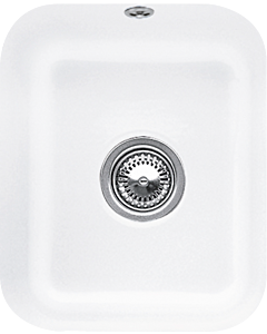Villeroy und Boch Unterbauspüle 670402RW mit Ablaufgarnitur, Exzenterbetätigung, Befestigungssatz, Stone White