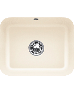 Villeroy und Boch 670601FU with waste set, manual operation, mounting kit, Ivory