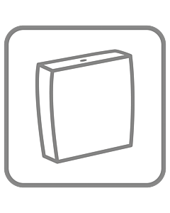 Villeroy und Boch Avento cistern 775811R1 white C-plus, trim with duo-saving button, inlet laterally or rear