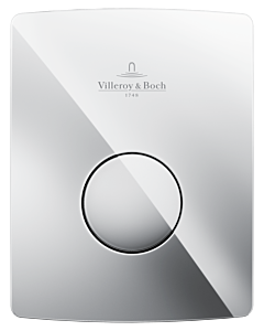 Villeroy & Boch ViConnect urinal flush plate 92194461 chrome-plated, plastic