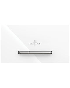 Villeroy & Boch ViConnect WC-Betätigungsplatte 922160RE Glossy White, Sicherheitsglas