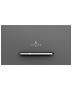 Villeroy & Boch ViConnect WC plate 922169D8 anthracite matt, plastic, buttons chrome matt