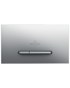 Villeroy & Boch ViConnect WC - Plaque de commande 92218069 double chasse, plastique, chrome mat