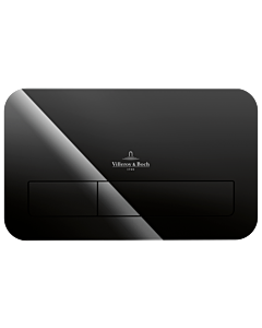 Villeroy & Boch ViConnect M200 922400RB Betätigungsplatte, glossy black, Sicherheitsglas