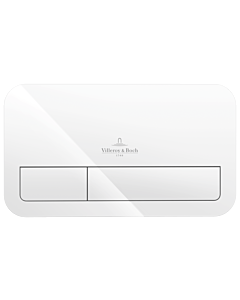 Villeroy & Boch ViConnect E200 92249068 Betätigungsplatte, weiß, aus Kunststoff