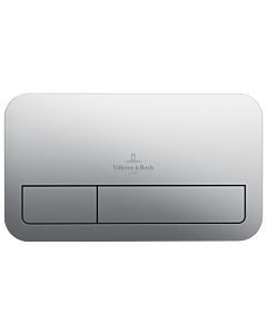 Villeroy & Boch ViConnect E200 92249069 Betätigungsplatte, chrom matt, aus Kunststoff