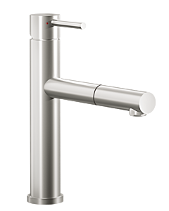 Villeroy und Boch Küchenarmatur Como Shower Sky 927900LC 7,8 l/min, ausziehbar, Edelstahl massiv