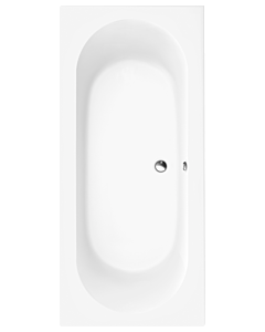 Villeroy und Boch O.novo Rechteck-Badewanne UBA180CAS2V-01 180x80cm, weiß, Ablauf mittig