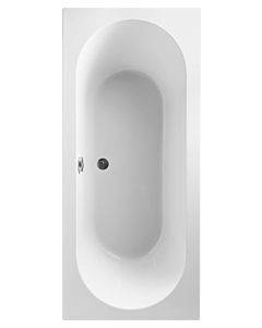 Villeroy und Boch O.novo Rechteck-Badewanne UBA190CAS2V-01 190 x 90 cm, weiß, Ablauf mittig