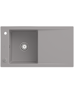 Villeroy und Boch Timeline 50 Flat flush-mounted sink 33072FKD with drain fitting and eccentric operation, Fossil