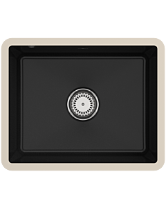 Villeroy und Boch avec garniture de vidage sous plan 331001J0 avec garniture de vidage et fonctionnement manuel, chromite