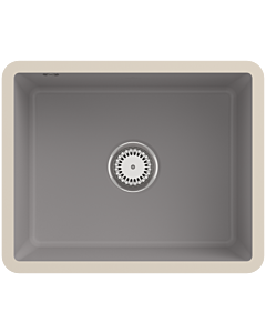 Villeroy und Boch avec garniture de vidage sous plan 331001KD avec garniture de vidage et fonctionnement manuel, fossile