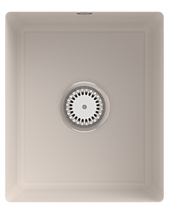 Villeroy und Boch avec garniture de vidage sous plan 332401KR avec garniture de vidage et avec garniture de vidage manuelle, crema