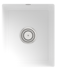 Villeroy und Boch avec garniture de vidage sous plan 332401R1 avec garniture de vidage et fonctionnement manuel, blanc