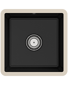 Villeroy und Boch avec garniture de vidage sous plan 332501J0 avec garniture de vidage et fonctionnement manuel, chromite