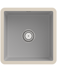 Villeroy und Boch avec garniture de vidage sous plan 332501SM avec garniture de vidage et fonctionnement manuel, Steam