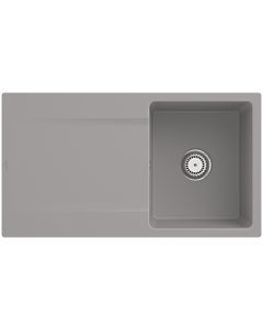 Villeroy und Boch sink 33351FKD with waste set and manual operation, Fossil