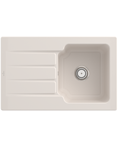 Villeroy und Boch Architectura sink 334001KR Crema, waste set with manual operation