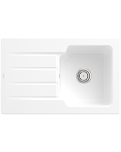 Villeroy und Boch Architectura sink 334001RW Stone White, waste set with manual operation