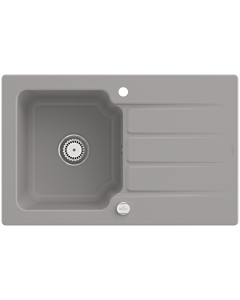 Villeroy und Boch Architectura évier 334002KD Fossil, garniture de vidange avec actionnement excentrique