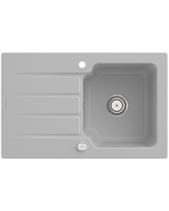 Villeroy und Boch Architectura évier 334002SM Steam, garniture de vidange avec actionnement excentrique