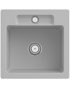 Villeroy und Boch Siluet sink 334501SM with waste set and manual operation, steam