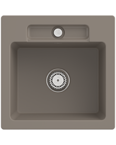 Villeroy und Boch Siluet évier 334501TR avec garniture de vidage et commande manuelle, bois