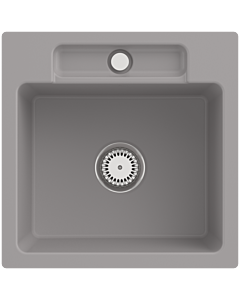 Villeroy und Boch Siluet sink 33451FKD with waste set and manual operation, Fossil