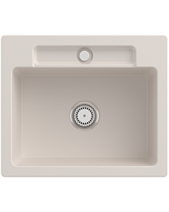 Villeroy und Boch Siluet sink 334601KR with waste set and manual operation, crema