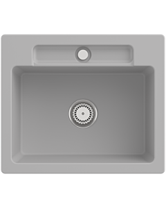 Villeroy und Boch Siluet Spüle 334601SM mit Ablaufgarnitur und Handbetätigung, Steam