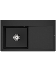 Villeroy und Boch Subway Style 50 built-in sink 335201J0 left-hand basin, 900 x 510 mm, manual waste set, Chromite