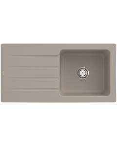 Villeroy und Boch Architectura sink 336001AM with waste set and manual operation, Almond