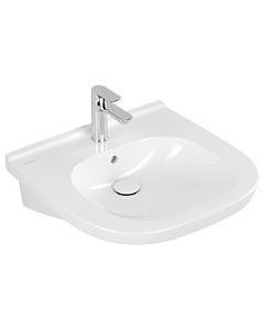 Villeroy & Boch O.Novo Vita Waschtisch 411955T2 weiss AntiBac c-plus, mit Hahnloch und Überlauf