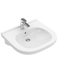 Villeroy & Boch O.Novo Vita Waschtisch 411961R1 weiss c-plus, 60x55cm, mit Hahnloch, ohne Überlauf