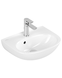Villeroy und Boch O.novo washbasin 434045R1 45x36cm, oval, tap hole with overflow, white C-plus