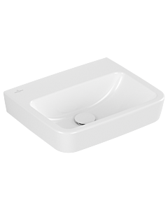 Villeroy und Boch O.novo built-in / countertop hand washbasin 43444FR1 45x37cm, square, without tap hole, without overflow, white C-plus