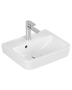 Villeroy und Boch O.novo encastrable / haut lave-mains 43444G01 45x37cm, carré, avec trou pour robinetterie, avec trop-plein, blanc