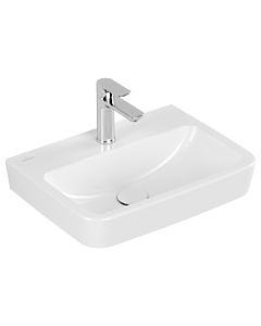 Villeroy und Boch O.novo lave-mains 43445001 50x37cm, carré, avec trou pour robinetterie, avec trop-plein, blanc