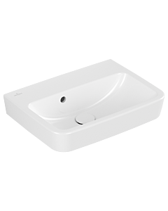 Villeroy und Boch O.novo hand washbasin 43445201 50x37cm, square, without tap hole, with overflow, white