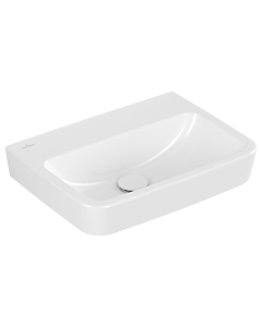Villeroy und Boch O.novo hand washbasin 43445301 50x37cm, square, without tap hole, without overflow, white