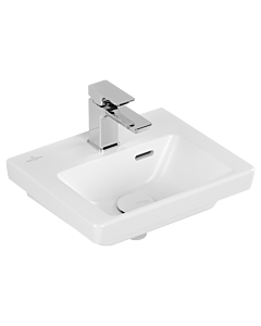 Villeroy und Boch Subway 3. 1930 hand washbasin 437037RW 37x30.5cm, with tap hole / with overflow, stone white C-plus