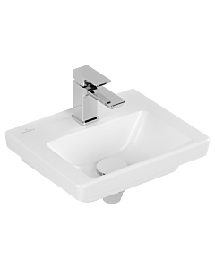 Villeroy und Boch Subway 3.0 Handwaschbecken 437038RW 37x30,5cm, mit Hahnloch/ohne Überlauf, stone white C-plus