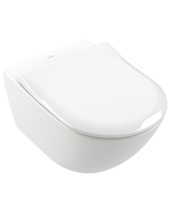 Villeroy und Boch Subway 3.0 Wand-Tiefspül-WC 4670T0T2 37x56cm, TwistFlush, spülrandlos, weiß AntiBac/C-plus