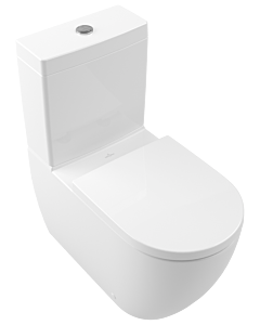 Villeroy & Boch Subway 3. 1930 WC combination 4672T001 37x71cm, TwistFlush, rimless, white